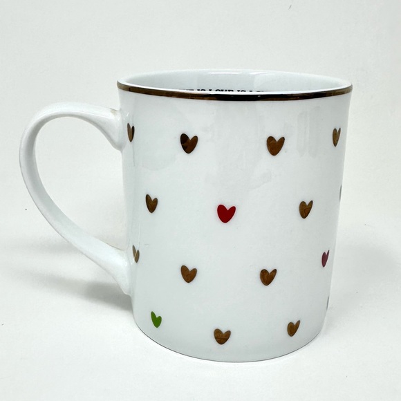 Pottery Barn/Williams-Sonoma/West Elm Human Rights Campaign Love Is Hearts Mug - Picture 4 of 7